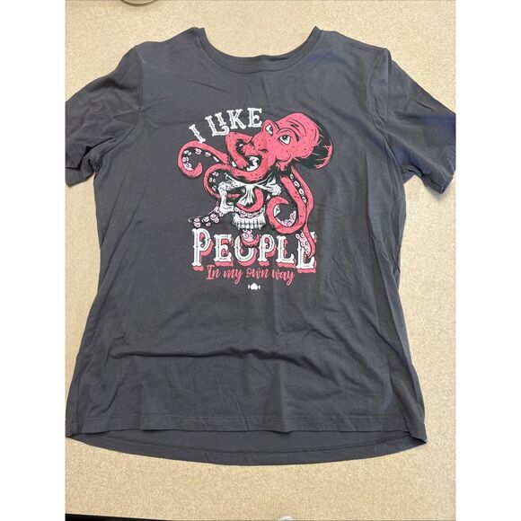 Wodbottom Women’s Large Short Sleeve Shirt “I Like People In My Own Way” - Picture 1 of 3